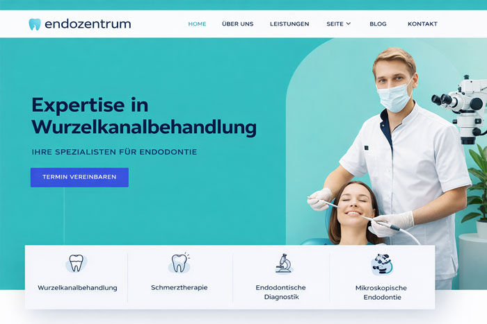 Webseite für Endodontologen